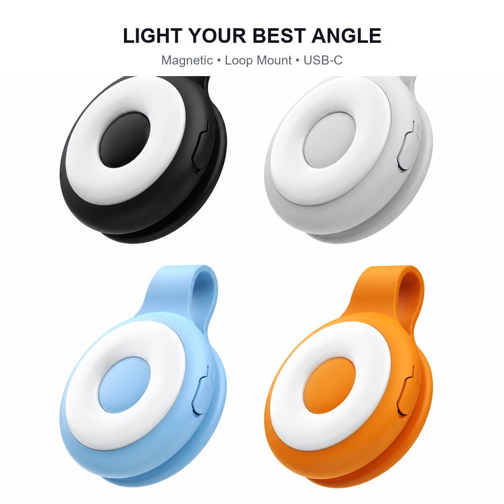 Photography Lighting Portable - Lampu Selfie LED Portabel dengan Klip