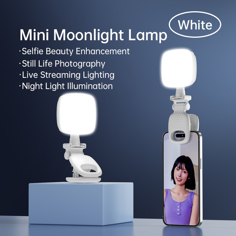 Photography Lighting Portable - Lampu Selfie LED Mini Portable Clip