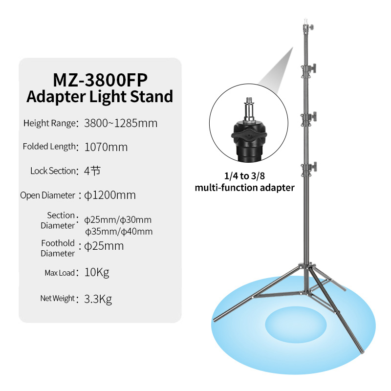 Good Lighting In Photography - JINBEI MZ-3800FP Tripod Lampu Profesional untuk