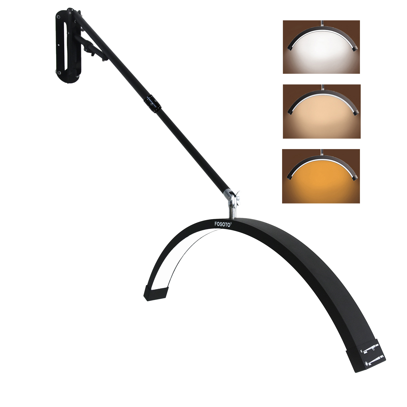 Photography Lighting Description - Lampu LED Dinding Bentuk U Multi-Arah