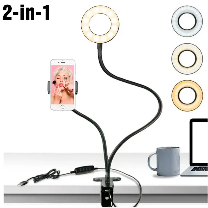 Photography Lighting Description - Dudukan ponsel Universal fleksibel, dudukan ponsel