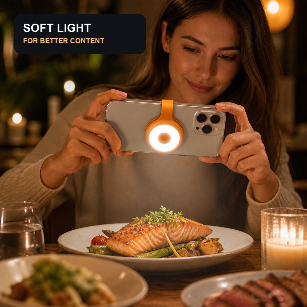 Lampu Selfie LED Portabel deng - Photography Lighting Portable ulasan dan harga