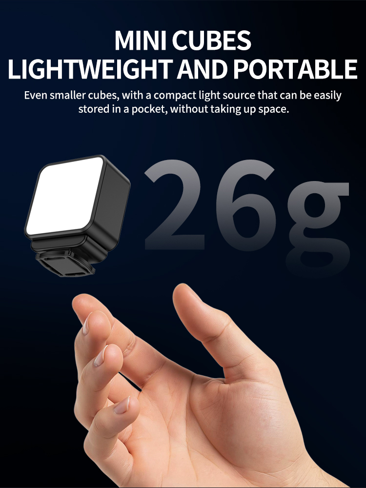 Lampu Video LED Mini Magnetik, - Photography Lighting Description ulasan dan harga