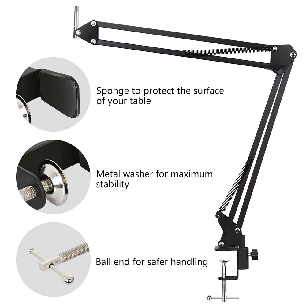 Penyangga Mikrofon NB 35, Klip - Boom Arm Stand ulasan dan harga