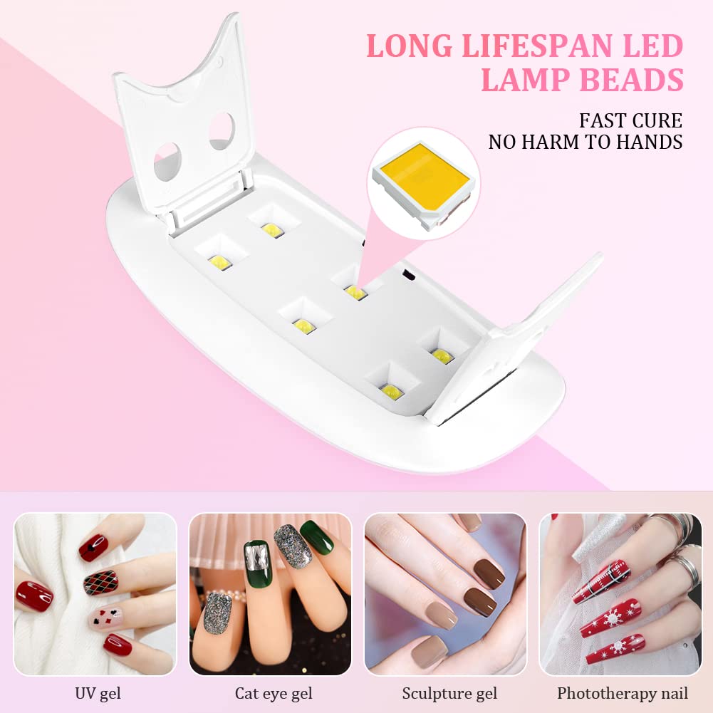 Lampu Kuku UV LED Portabel 6W  - Photography Lighting Gels ulasan dan harga