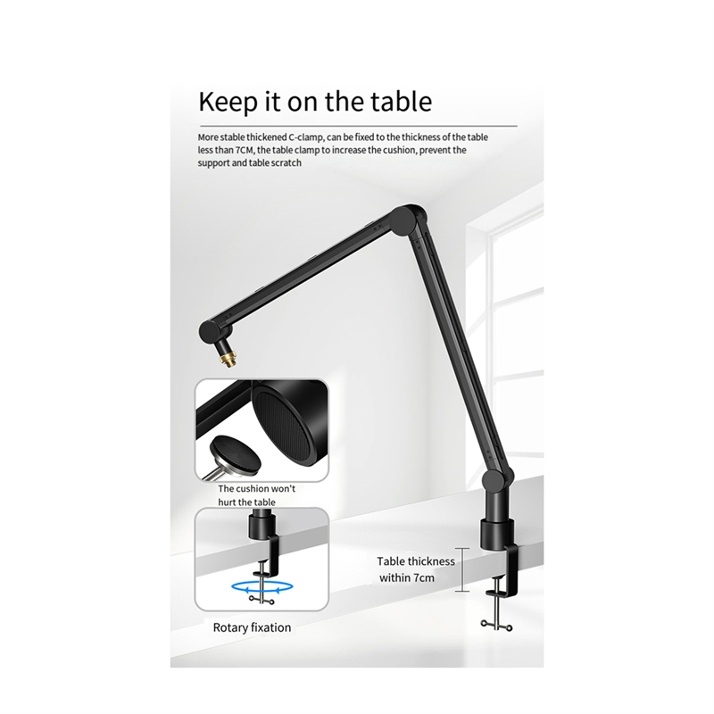 Statif Mikrofon 360 Derajat ya - Boom Arm Stand ulasan dan harga