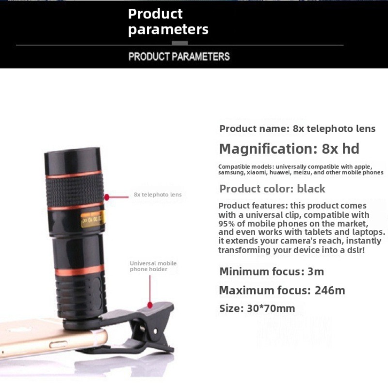 Lensa Telefoto Kamera Ponsel L - Lighting Effect In Photography ulasan dan harga