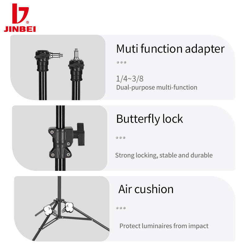 JINBEI MZ-3800FP Tripod Lampu  - Good Lighting In Photography ulasan dan harga