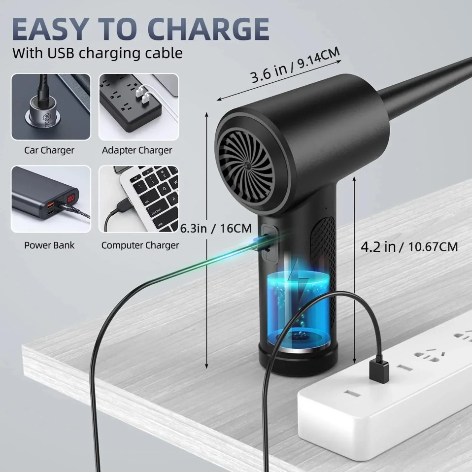 Peniup Udara Nirkabel Listrik  - Macro Photography Led Lighting ulasan dan harga