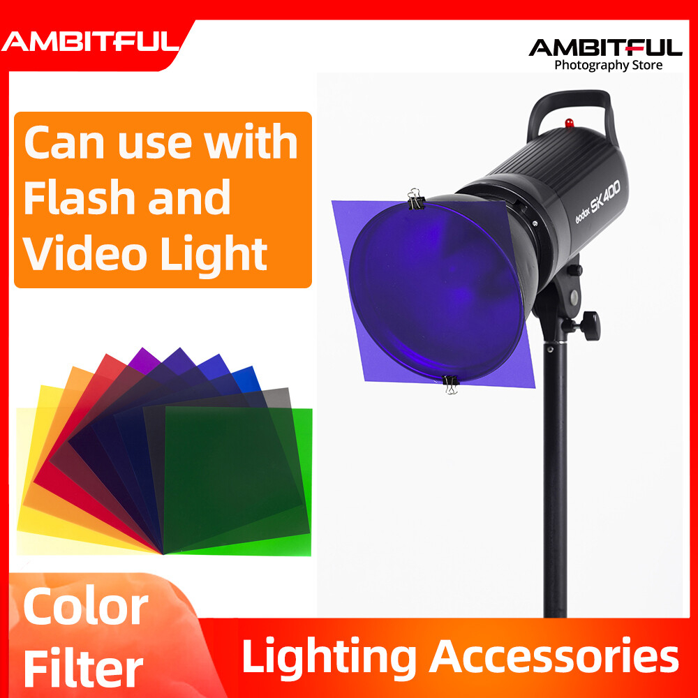 Filter Warna Lampu Studio 30*3 - Photography Lighting Gels ulasan dan harga