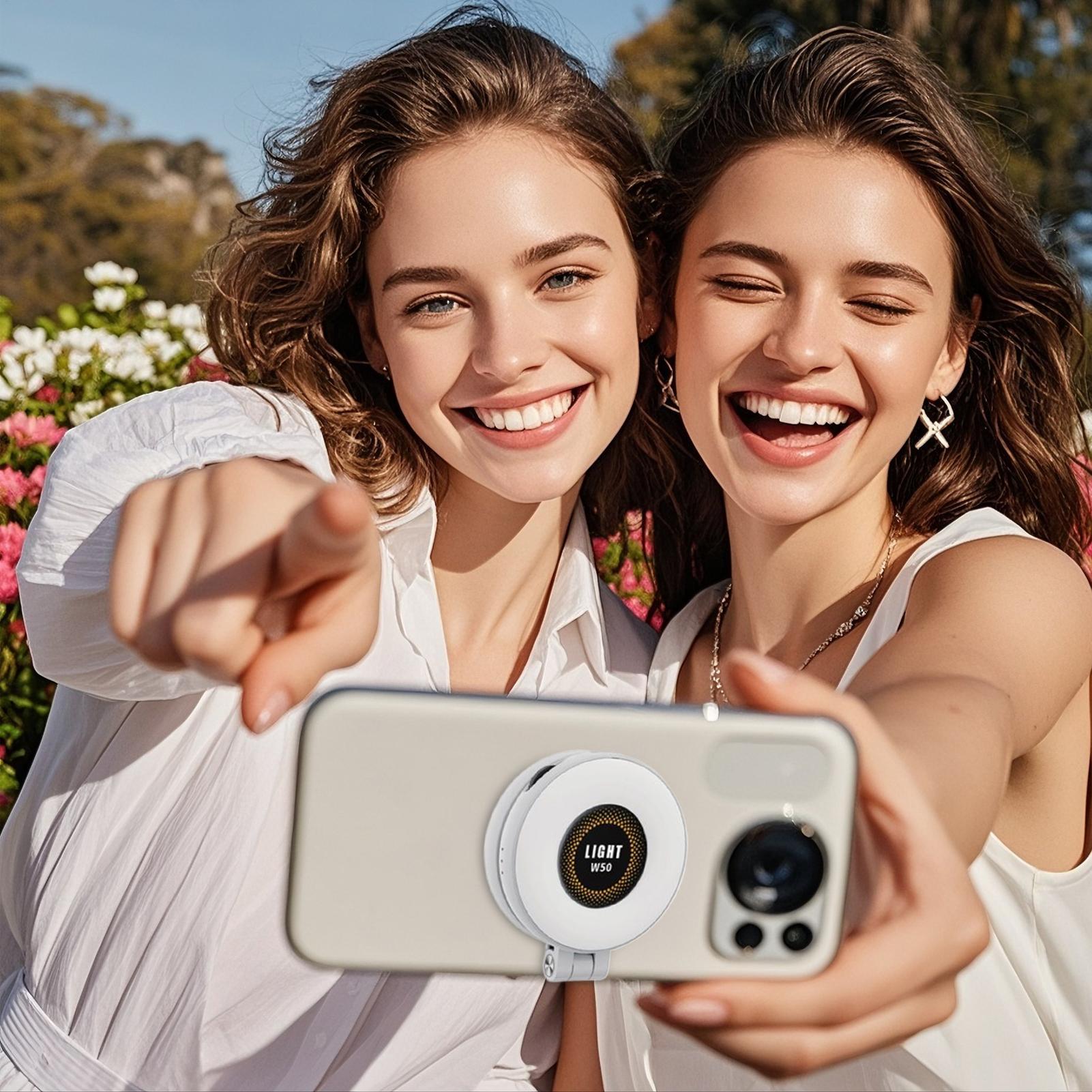 Lampu Selfie Magnetik 3 Mode P - Makeup Photography Lighting ulasan dan harga