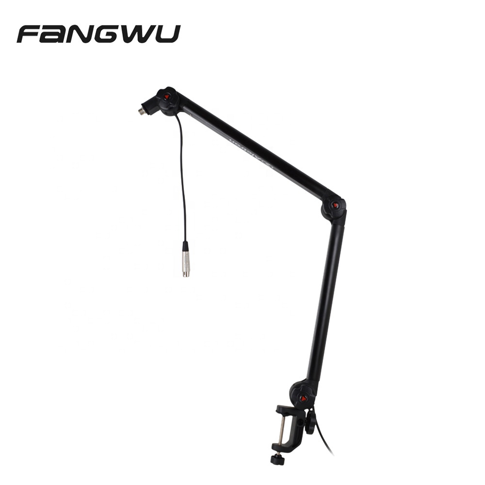 Statif Mikrofon Desktop Profes - Boom Arm Stand ulasan dan harga
