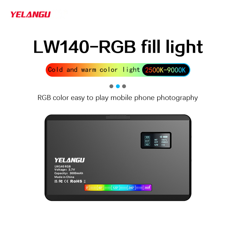 YELANGU lampu Video LED RGB, l - Photography Lighting Description ulasan dan harga