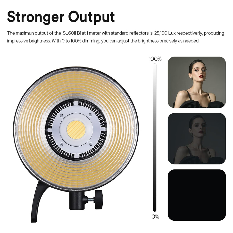 Godox SL60IID SL60IIBi 75W Lam - Photography Lighting Description ulasan dan harga
