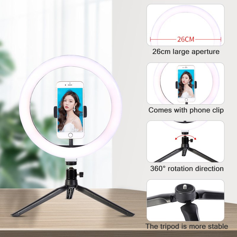 Lampu Ring Led 26cm untuk Trip - Photography Lighting Description ulasan dan harga