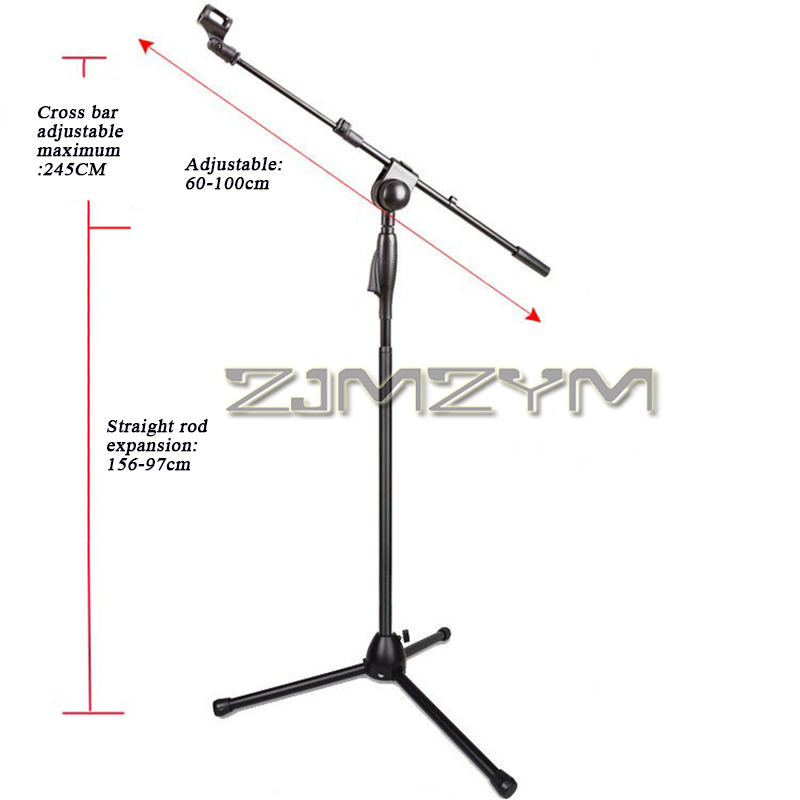 Mikrofon kondensor Tekan logam - Boom Arm Stand ulasan dan harga
