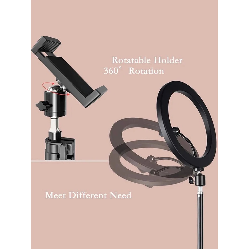 Ring Light Desiontal 26cm deng - Makeup Photography Lighting ulasan dan harga