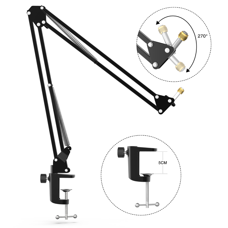 FIFINE mikrofon suspensi dapat - Boom Arm Stand ulasan dan harga