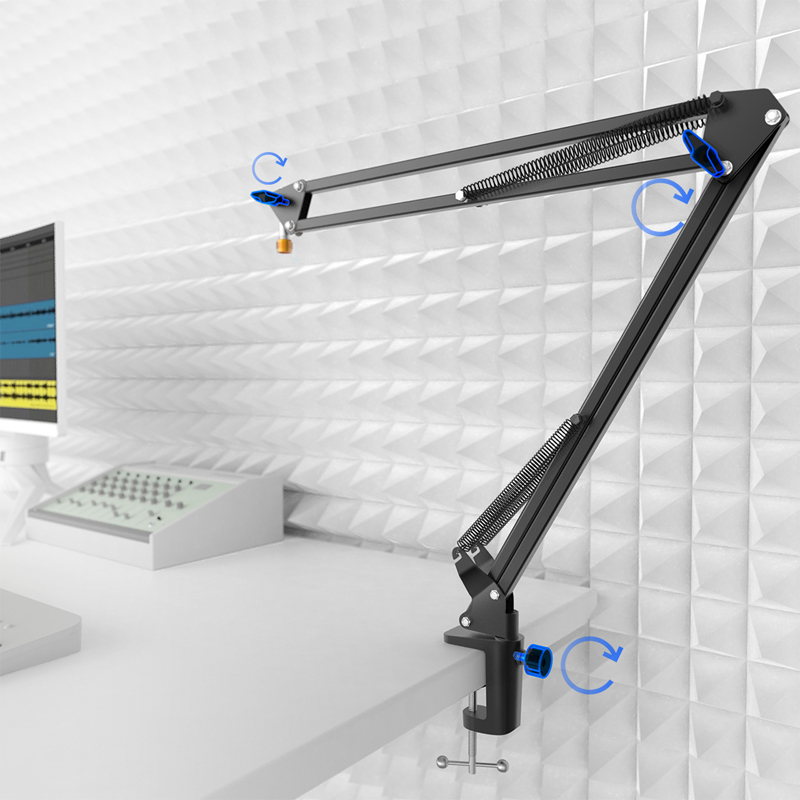 FIFINE mikrofon suspensi dapat - Boom Arm Stand ulasan dan harga