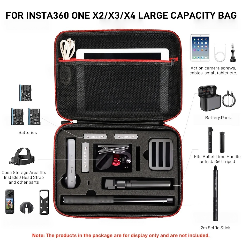 Kotak untuk Insta360 X5 X4 X3  - Insta360 Camera X3 ulasan dan harga
