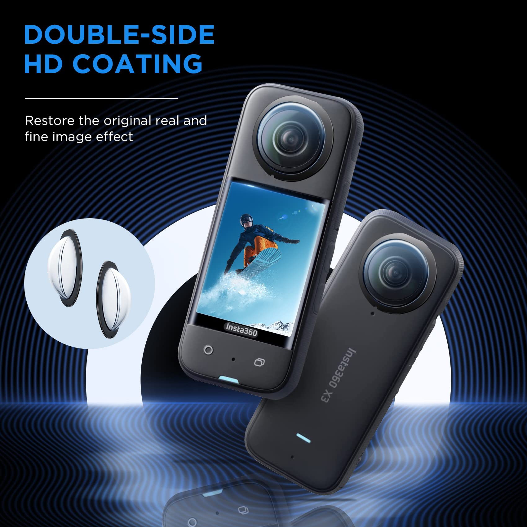 Set Aksesori untuk Insta360 X3 - Insta360 Camera X3 ulasan dan harga
