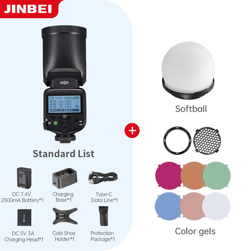 Lampu Flash Kamera JINBEI HD-1 - Good Lighting In Photography ulasan dan harga