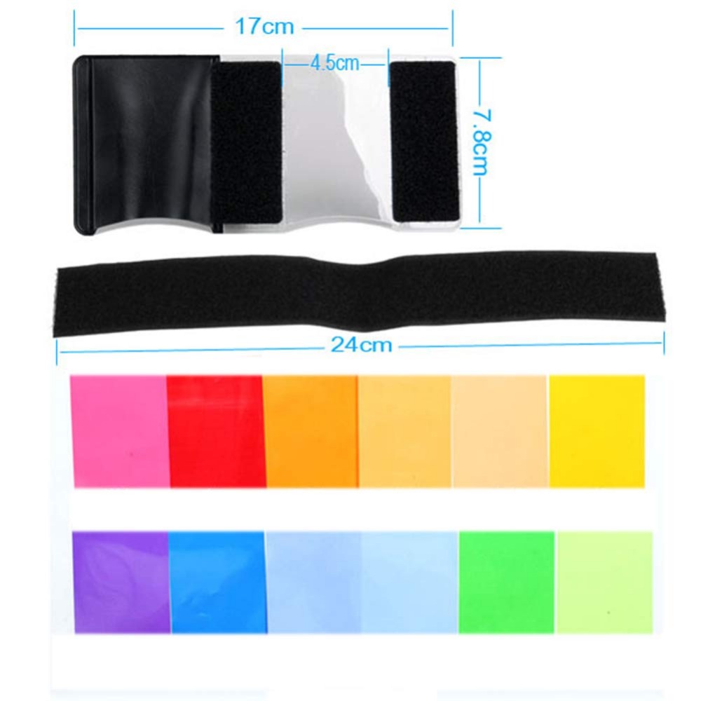 Kit Filter Pencahayaan Gel Fla - Photography Lighting Gels ulasan dan harga