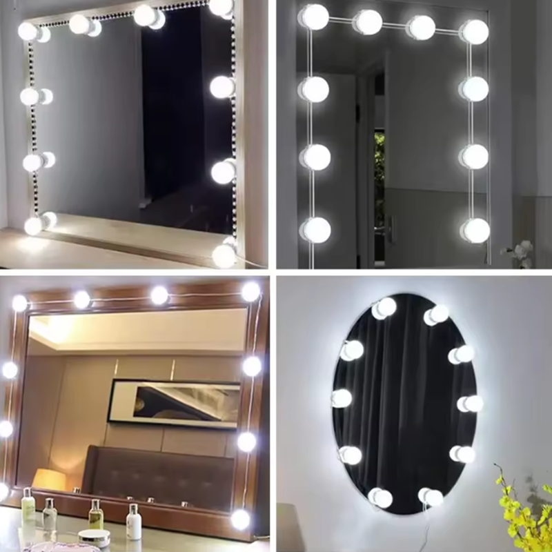 Lampu Cermin Rias LED Gaya Hol - Makeup Photography Lighting ulasan dan harga