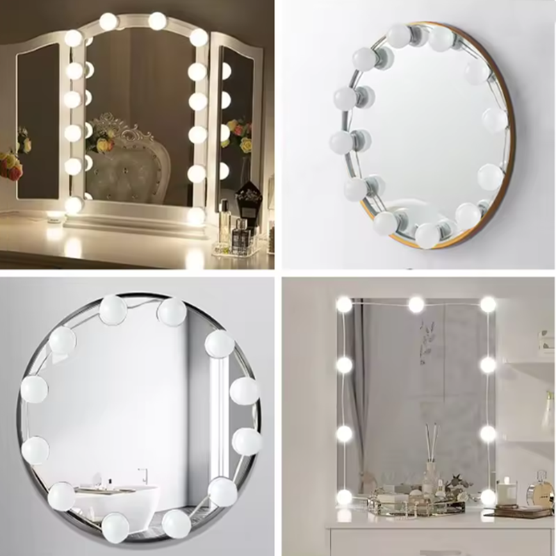 Lampu Cermin Rias LED Gaya Hol - Makeup Photography Lighting ulasan dan harga