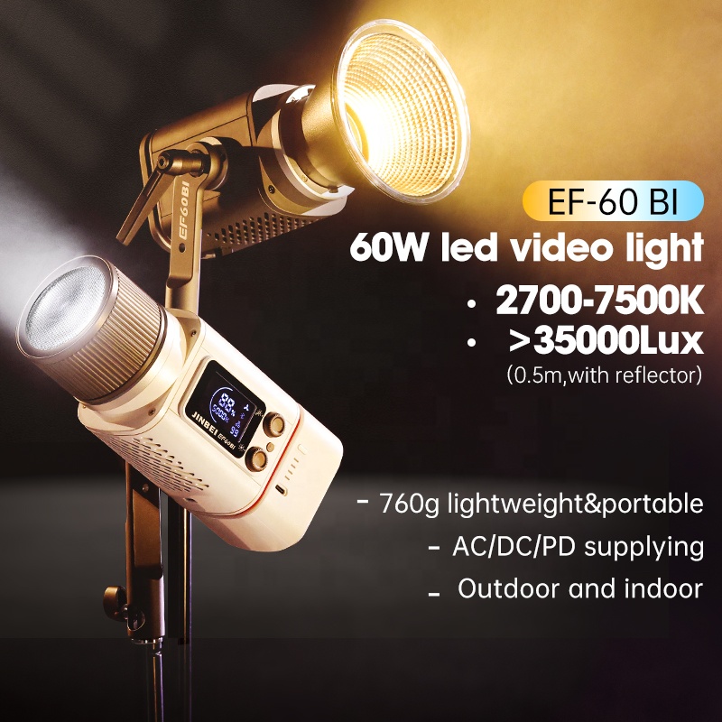 JINBEI EF-60BI 60w Pencahayaan - Good Lighting In Photography ulasan dan harga