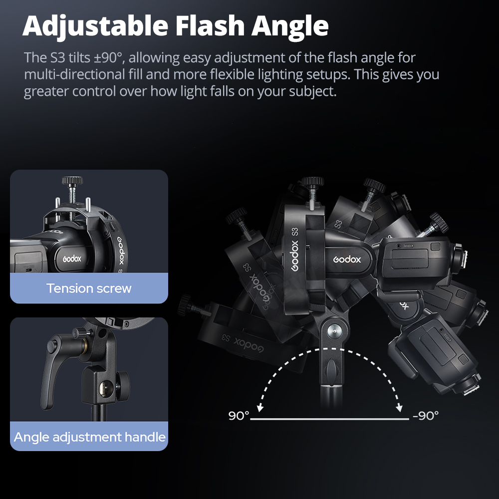 Bracket Flash GODOX S3 Speedli - Godox Speedlite Flash ulasan dan harga