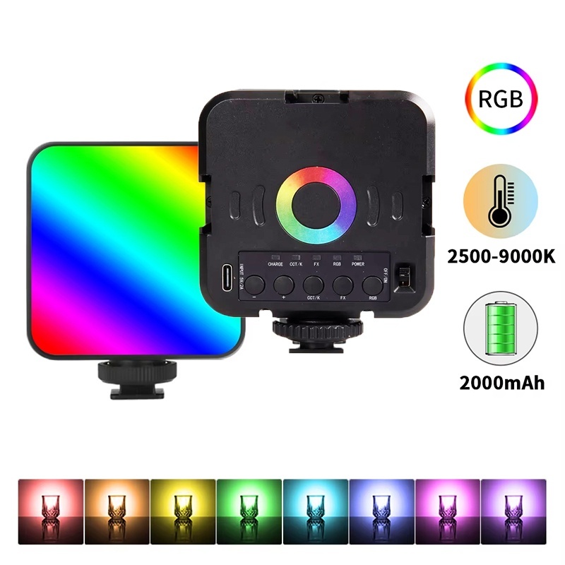 Lampu Video Mini RGB Portabel  - Photography Lighting Portable ulasan dan harga