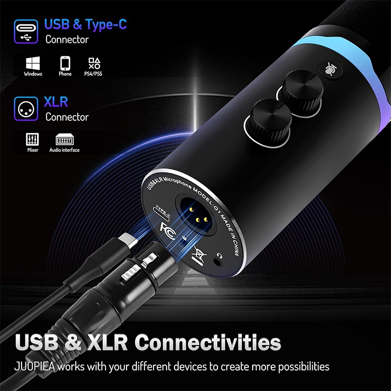 Mikrofon Gaming USB dengan Dud - Boom Arm Stand ulasan dan harga